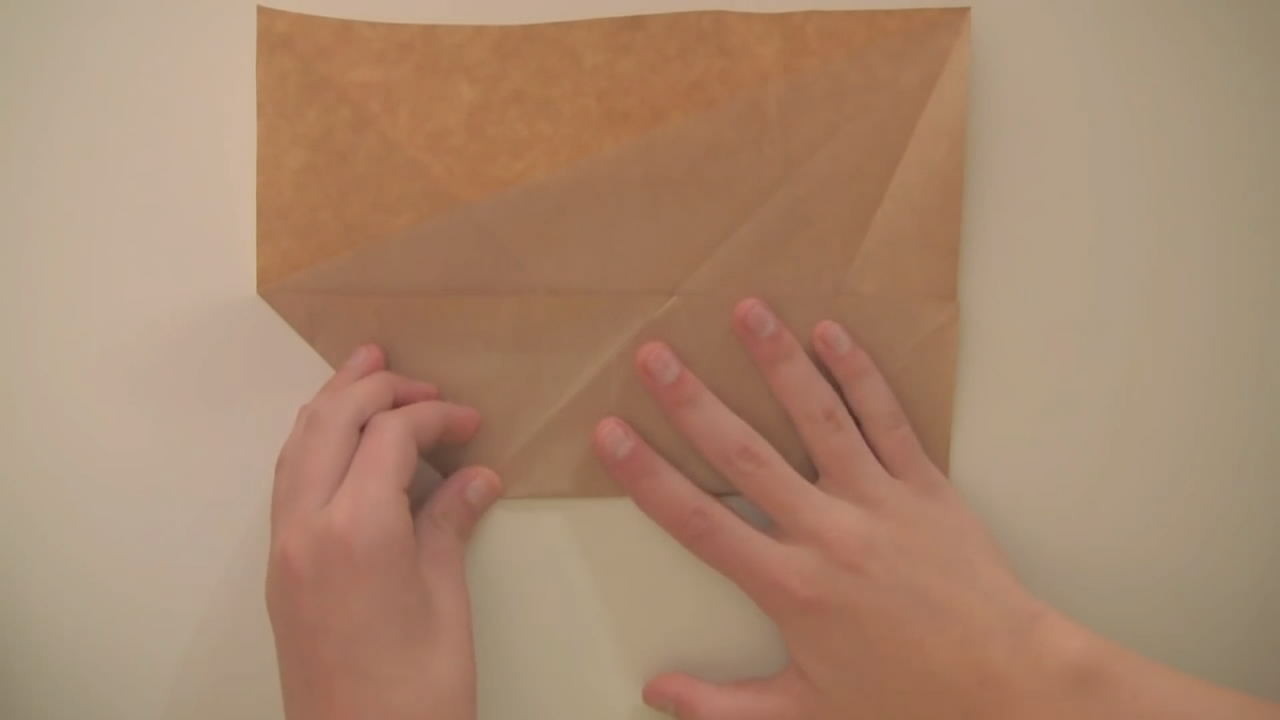 简单的折纸袋鼠,手工折纸简单袋鼠