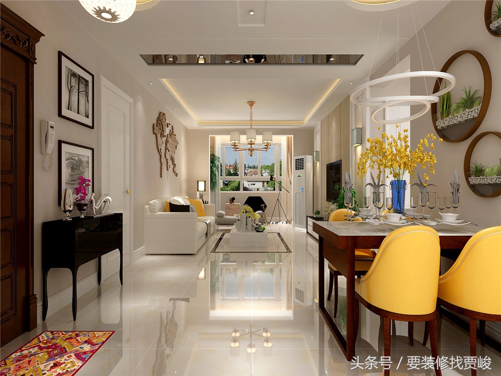 140平方复式原木新中式装修风格,115平米的现代简约装修风格图片