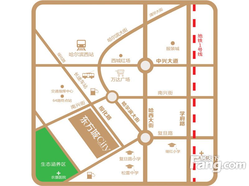 东方新天地楼盘信息,哈西东方新天地