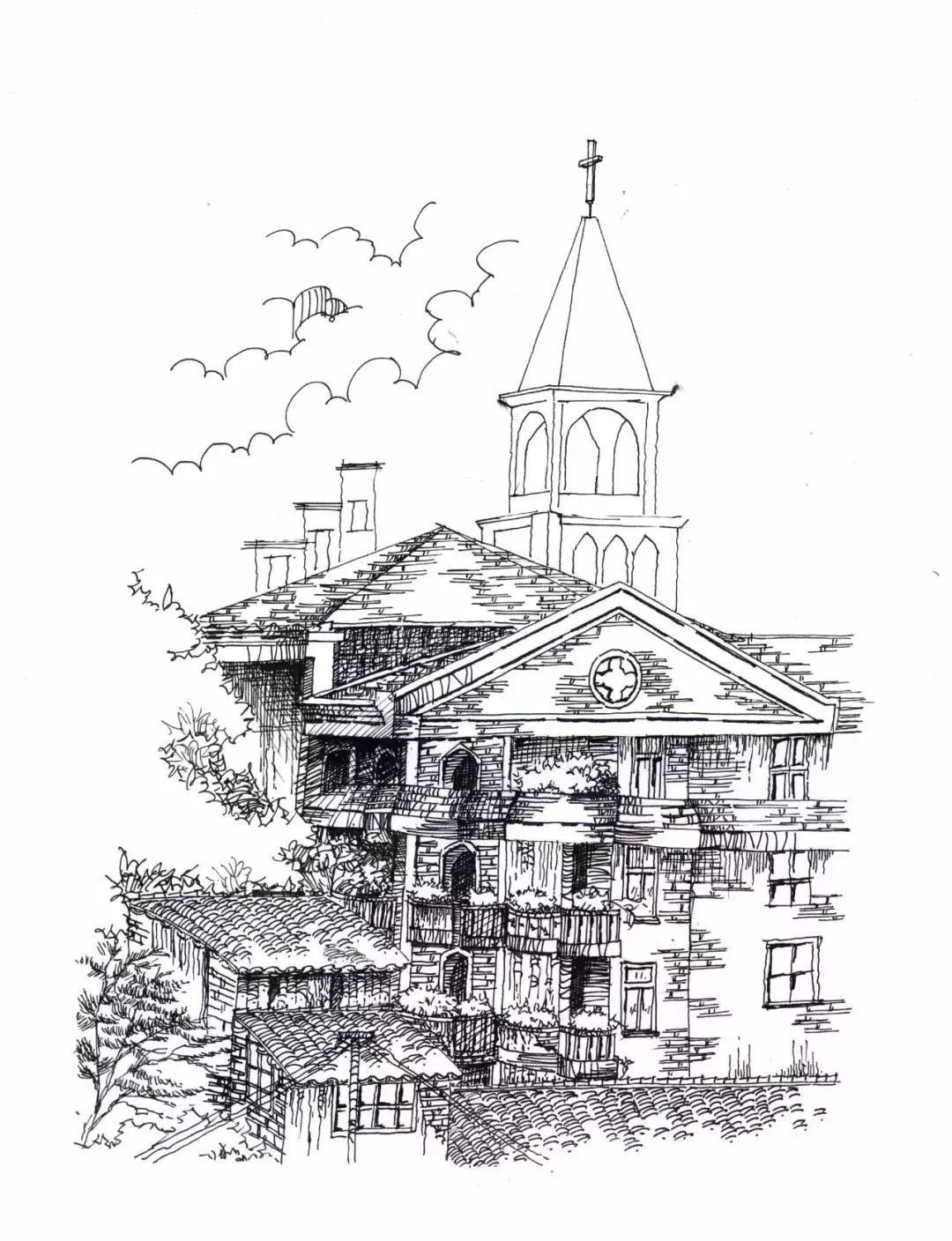 画笔下的舟山美景,画笔下的风景