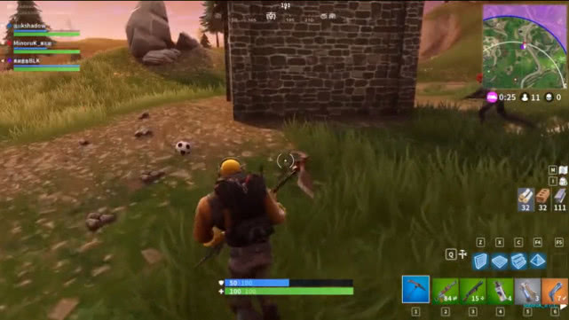 堡垒之夜试玩视频,堡垒之夜玩家玩绝地求生