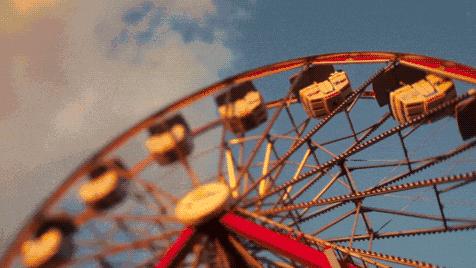 终于等到了！每年只有一个半月的摩天轮夜游开启！快快约起来！