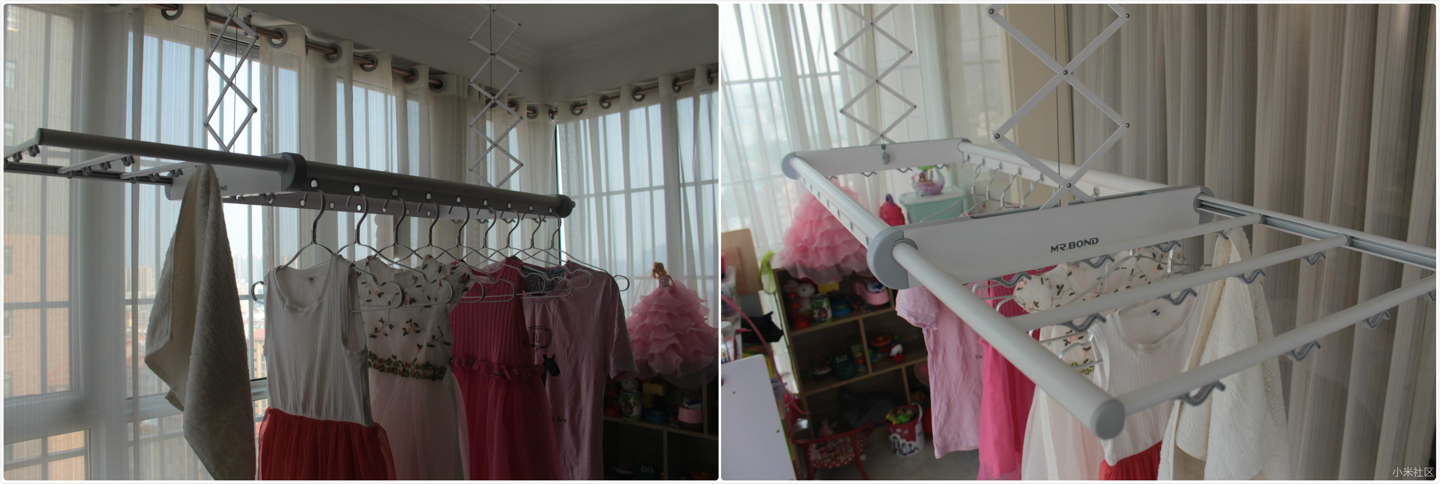 邦先生晾衣机pro开箱体验,邦先生智能纤薄晾衣机直播