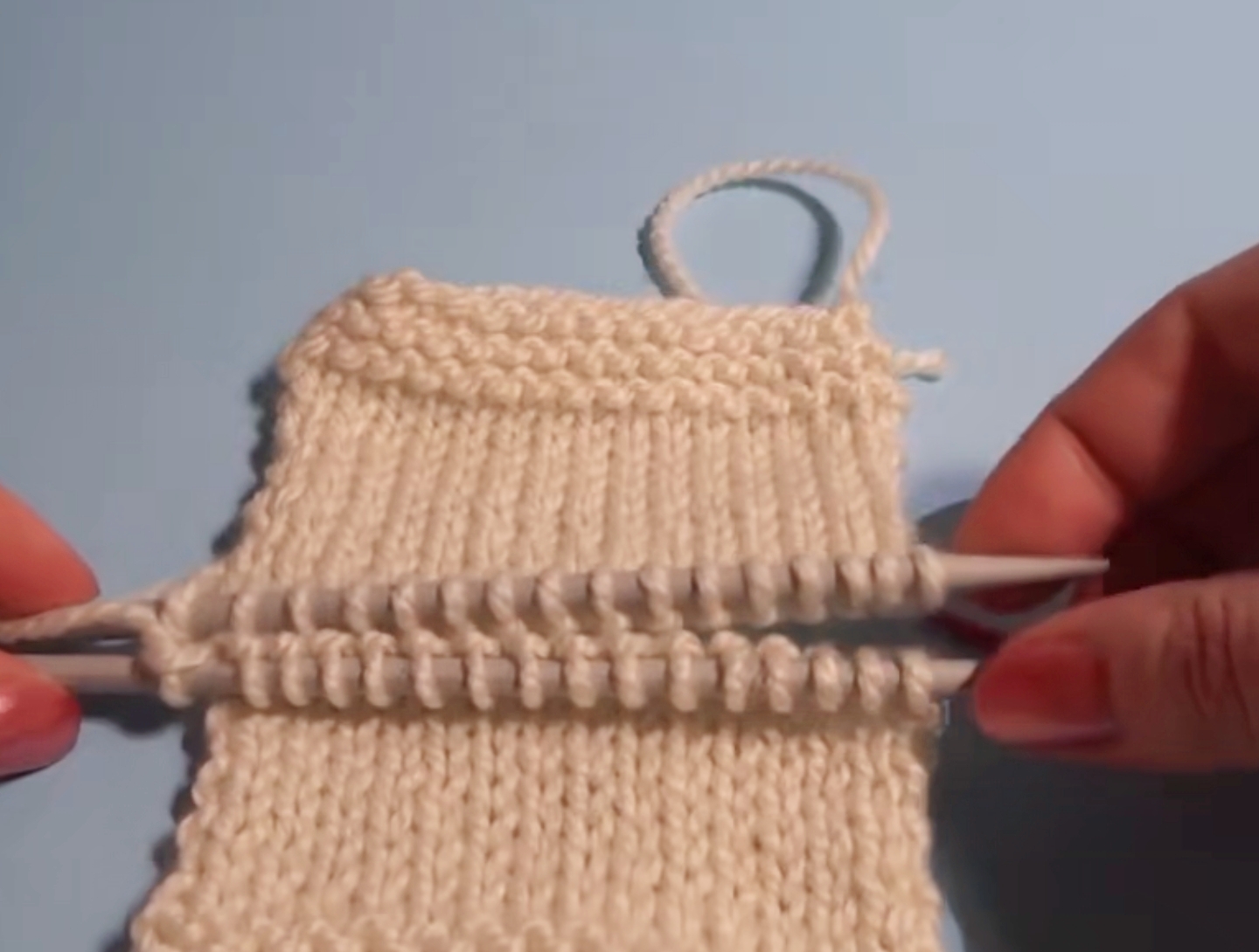 明月棒针艺术无缝缝合收针视频,棒针编织缝合方法视频