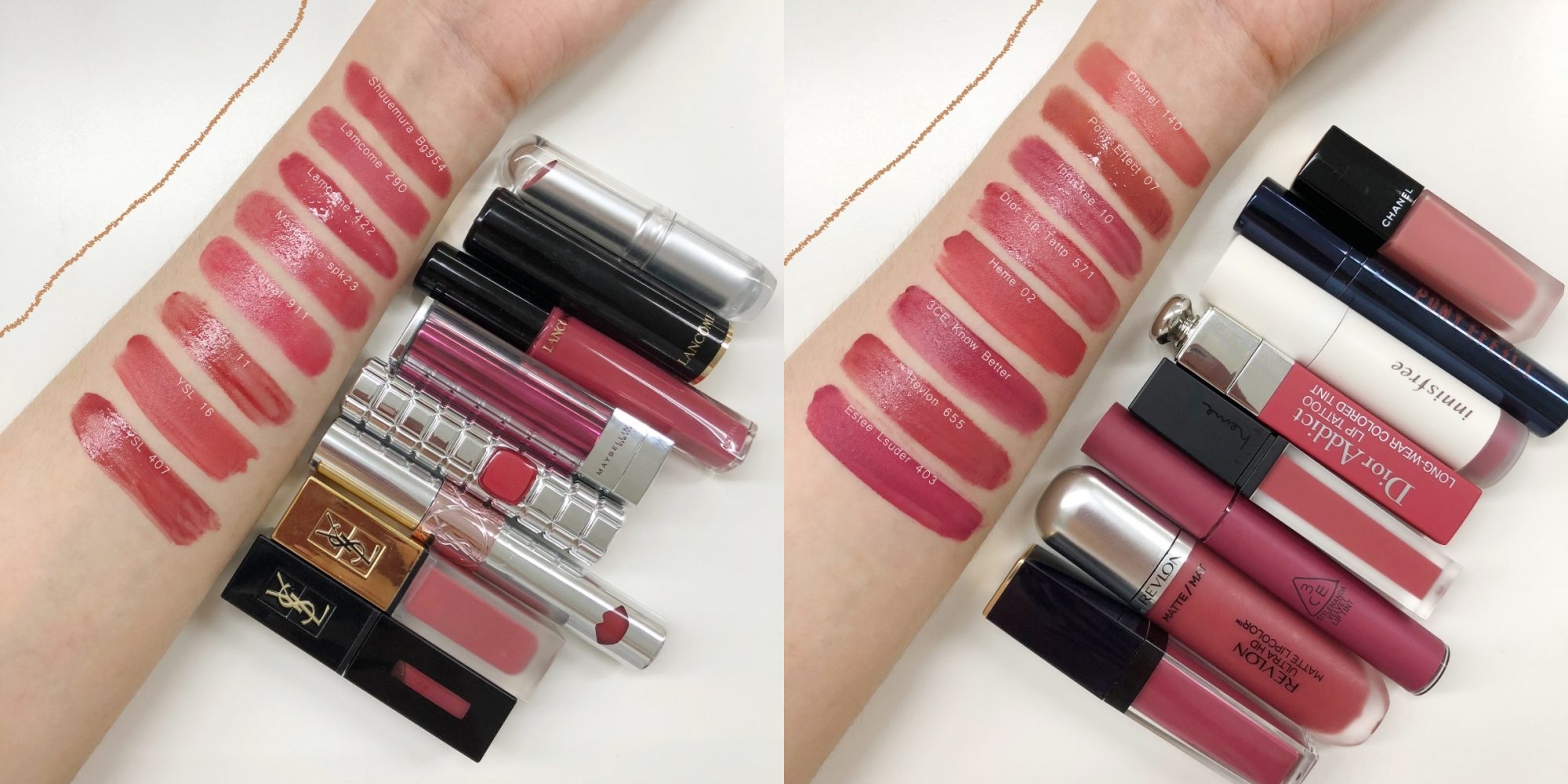 露华浓冷门口红试色,露华浓049干枯玫瑰试色