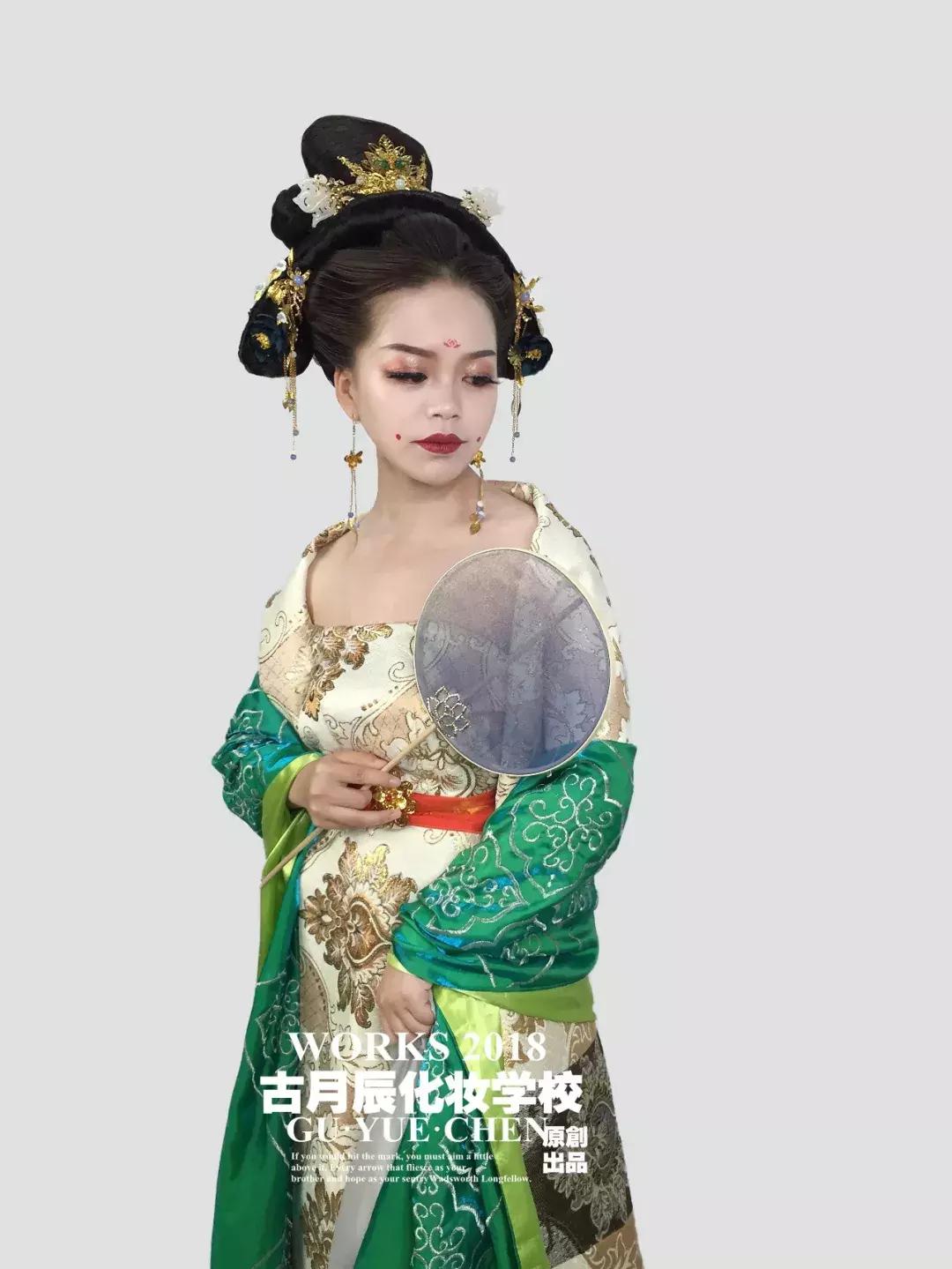 唐妆造型复原,唐妆妆面造型视频