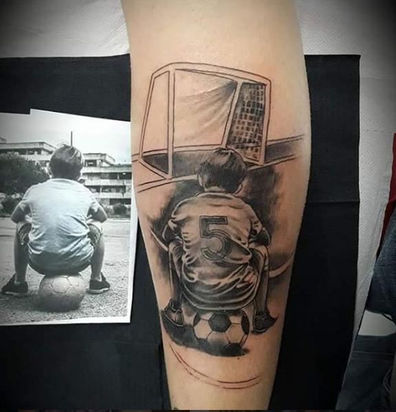 关于足球纹身图案大全,与足球有关的纹身