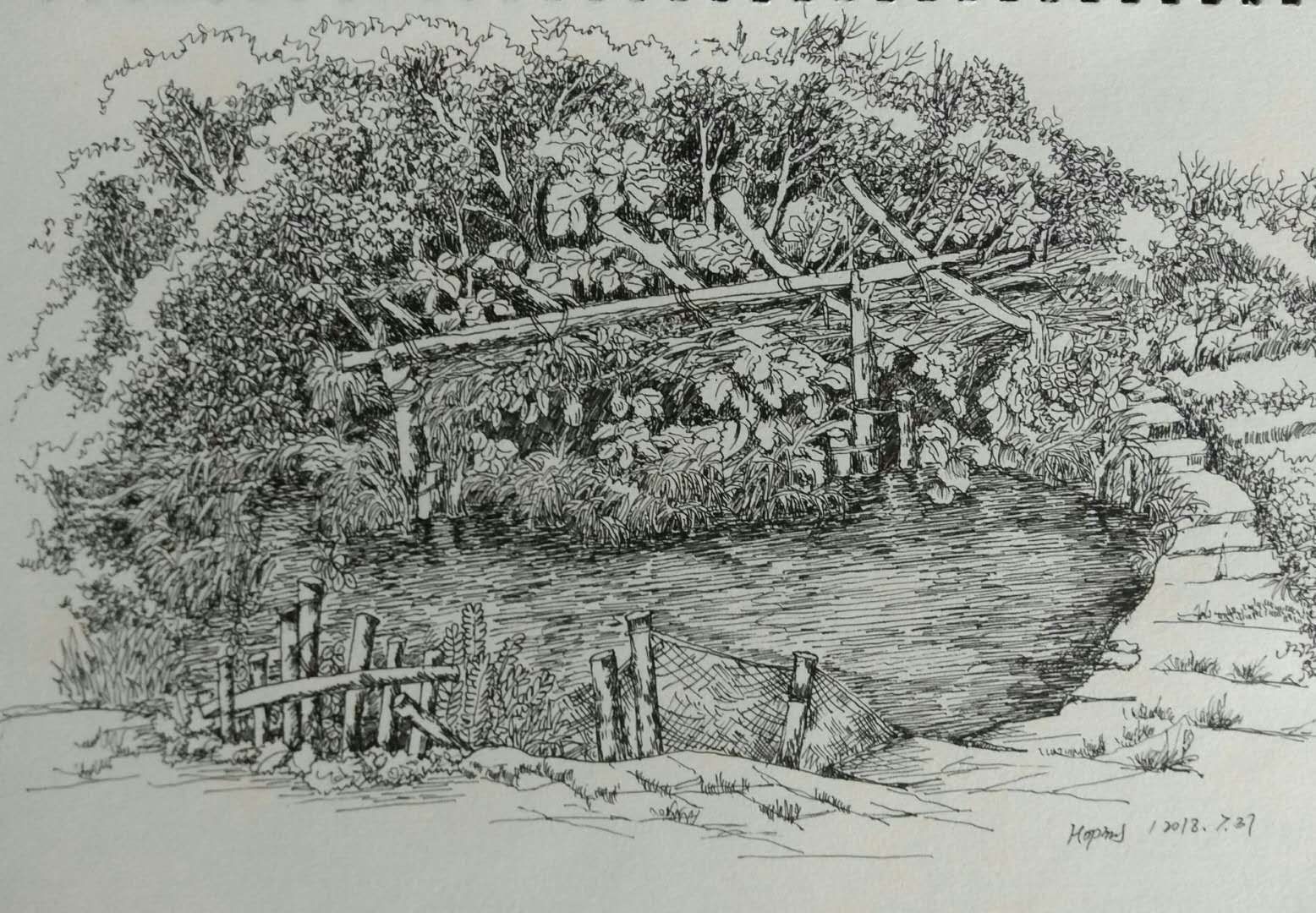 幸福画吧7月份作品,幸福原创绘画作品欣赏