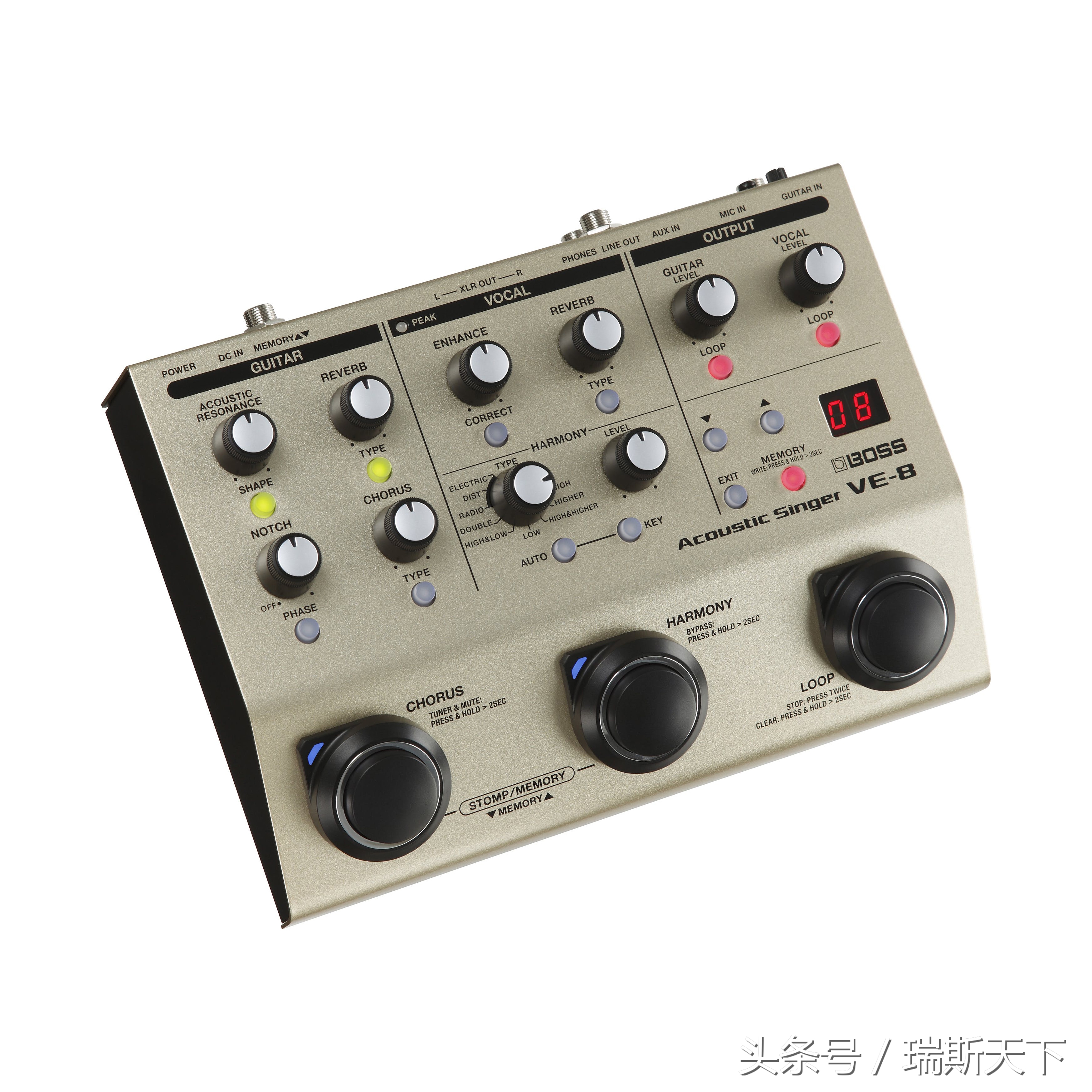 木吉他弹唱实用的效果器,吉他效果器吉他弹唱