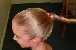 舞蹈盘头教程,简单快速的盘头方式