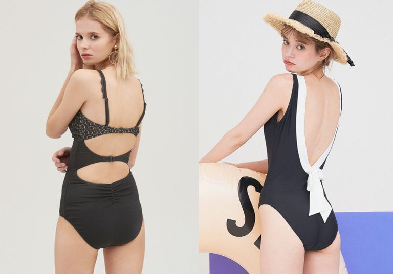 韩系保守女装泳装大全,保守又不失前卫的泳装