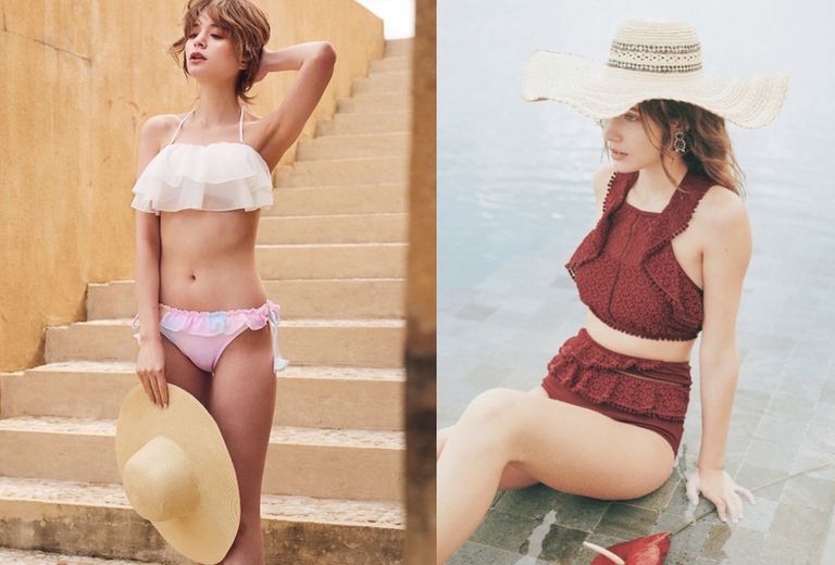 推荐几款高颜值泳装,日系女士高级感泳装