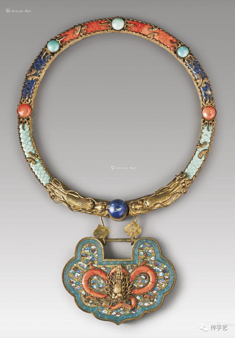 古代长命锁颈圈,中国古代民间长命锁图片