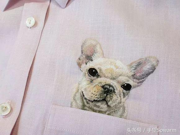 她给儿子绣的藏在口袋里的小动物,后来渐渐变成了事业