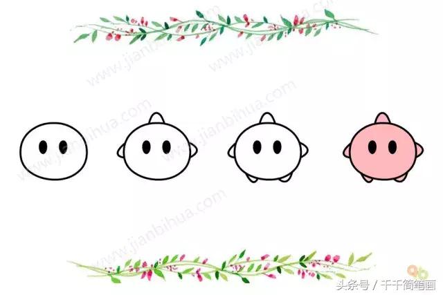 简笔画小动物头像,最简单的简笔画动物头像