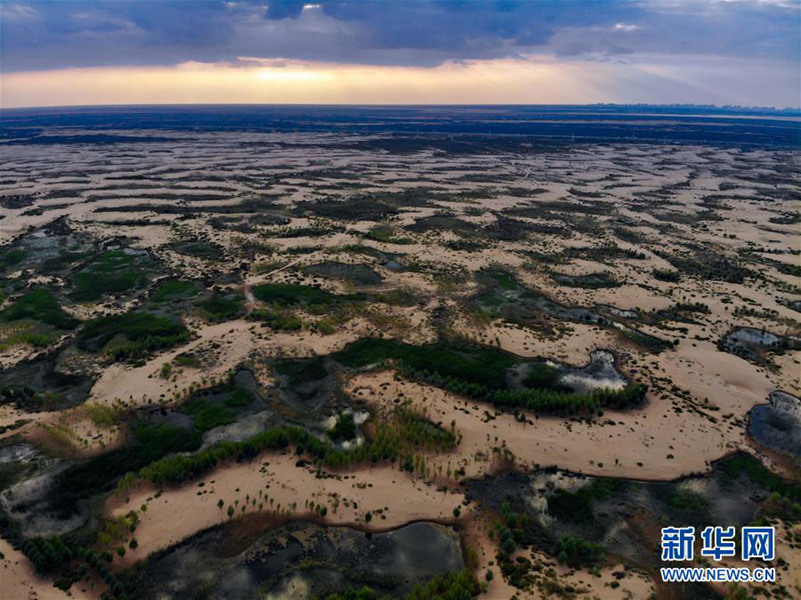 天空之眼瞰七彩盐湖,天空之眼瞰洛阳