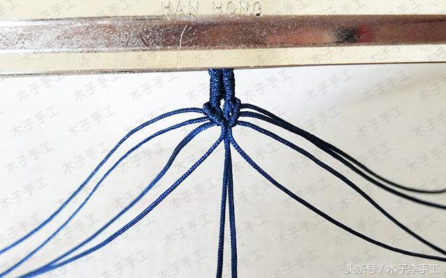 项链绳编法收尾打结扣,项链绳扣怎么系