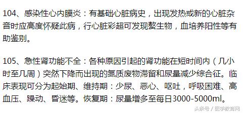 临床常见疾病总结,医生整理了140条常见临床病症知识