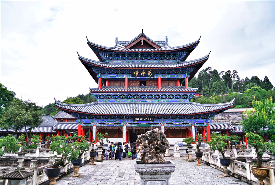 震撼丽江古城木府,丽江古城大观园木府