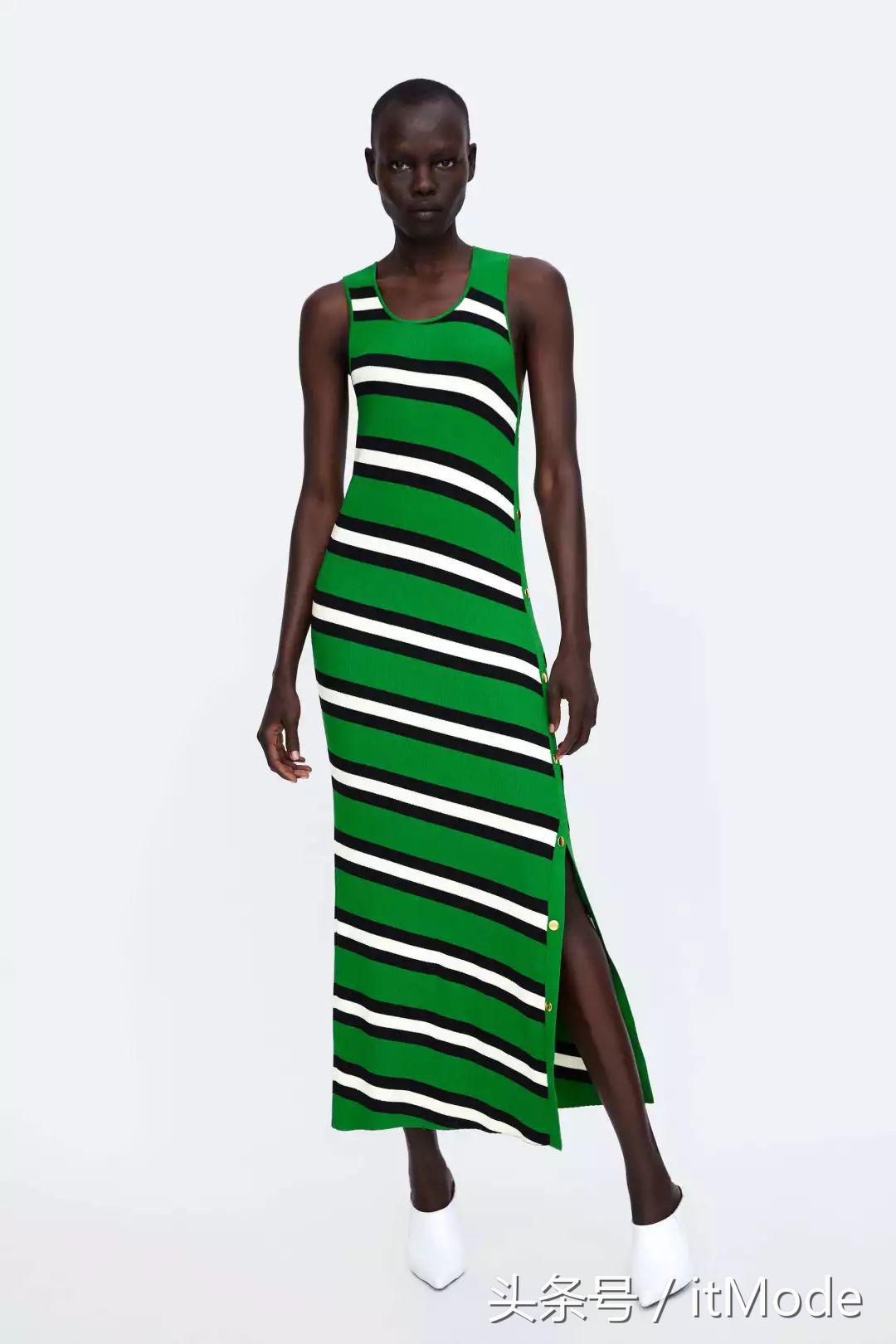 zara穿搭2021早秋黑裙,zara的新品太好看了吧