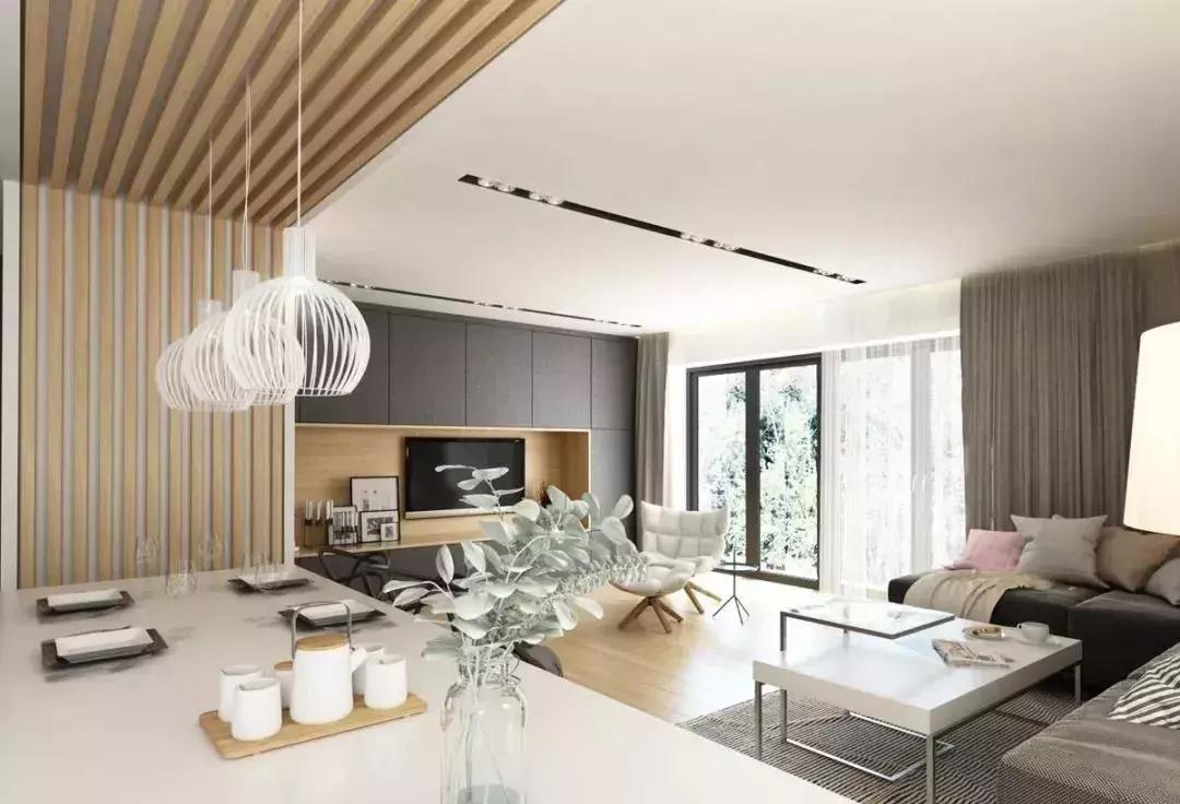 承德市世纪城一期96㎡,自然质朴的温润木色