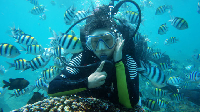 与闺蜜在三亚悠闲的小度假