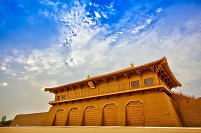 丹凤门与朱雀门,西安朱雀门丹凤门明德门