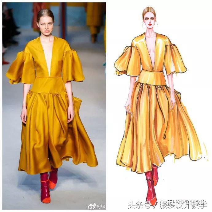 笔尖上的秀场！用一只马克笔带你穿梭各大秀场（成衣vs手绘）