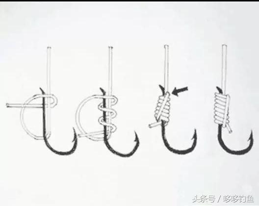 手把手教你绑鱼钩图解,最简单最结实的绑鱼钩的方法