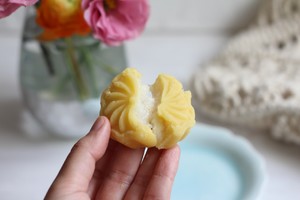 绿豆沙牡丹,绿豆沙红丝绒酥饼