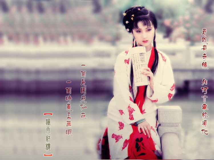 关于四大名著中红楼梦的对联,红楼梦中宝玉在大观园里写的对联