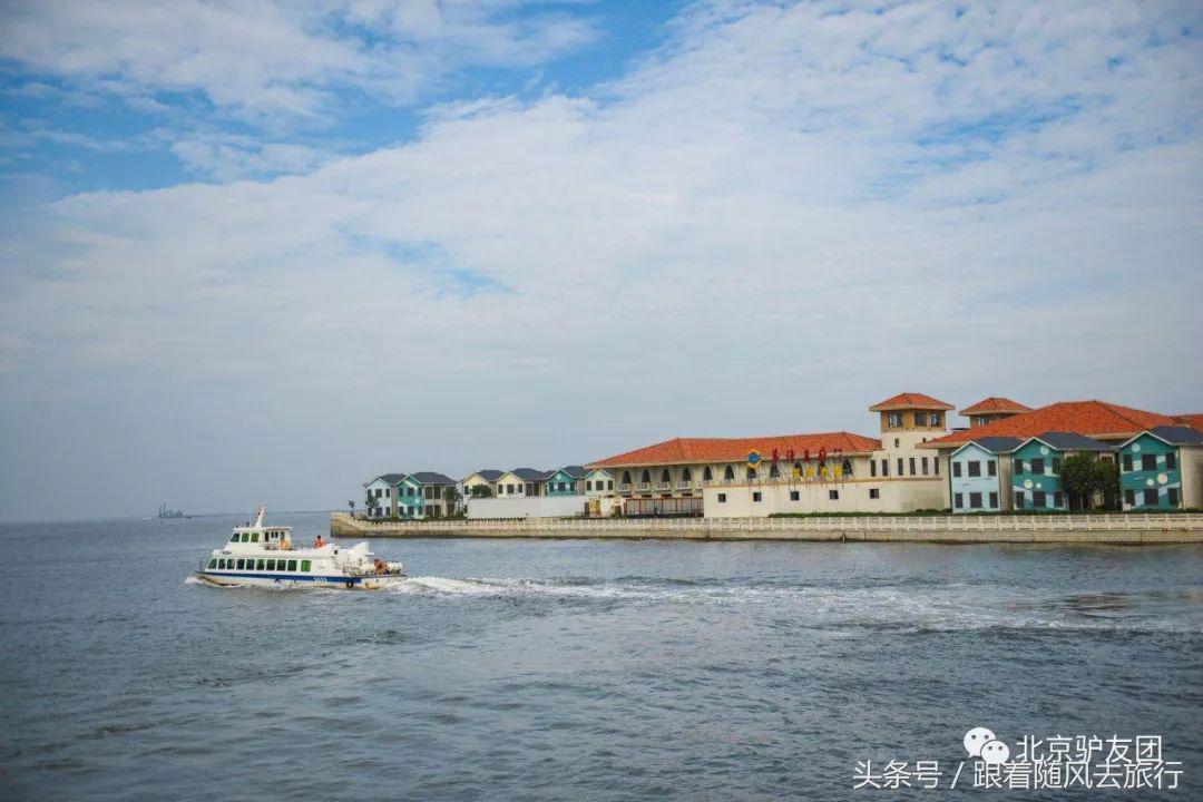 乐亭虹宇国旅月坨岛水上小木屋,月坨岛小木屋景色