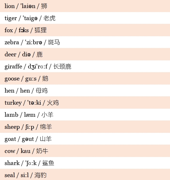 小学英语高频词汇表带音标,小学英语1-6年级必背单词带音标