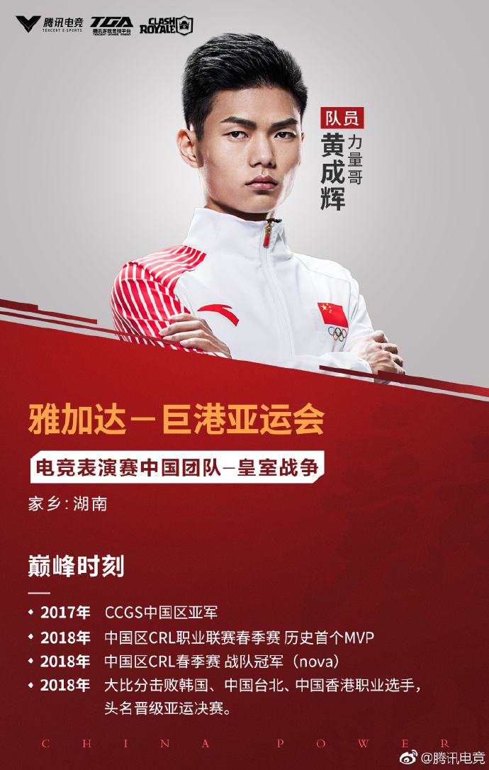 皇室战争亚运会中国参赛选手,亚运会电竞选手与其他运动员