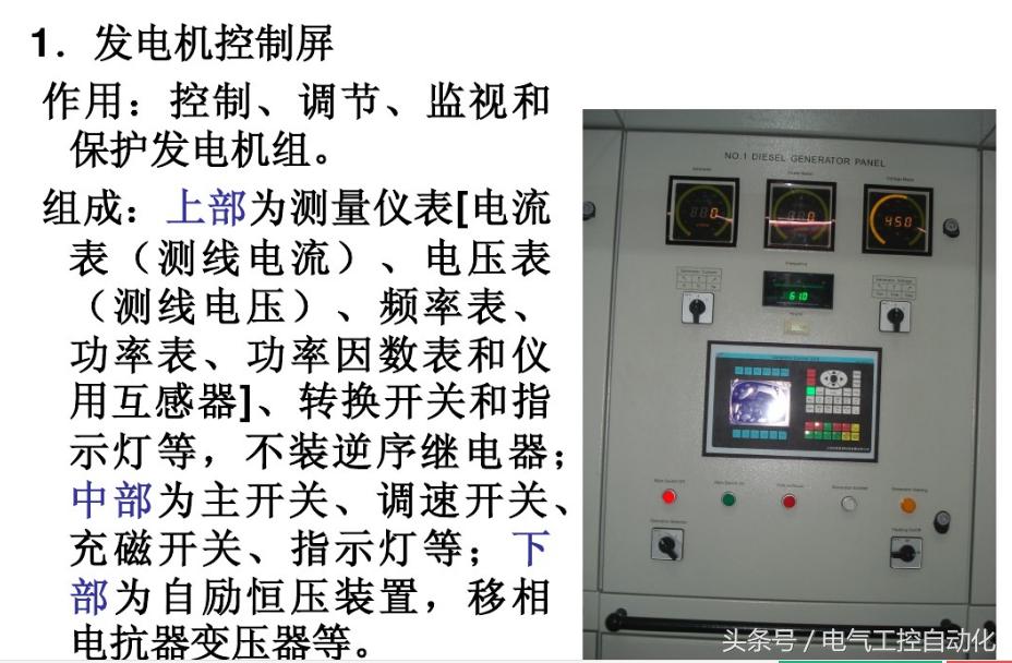 船用主配电板的组成,船舶主配电板与应急配电板
