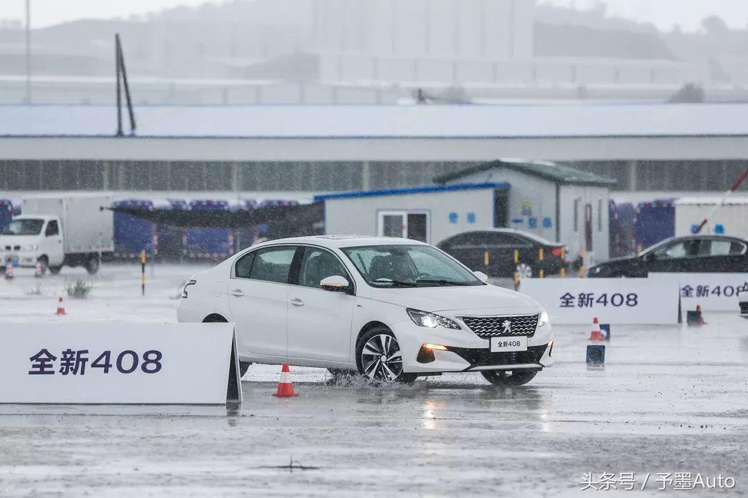 大飙车试驾全新东风标致408,胖哥试车标致408