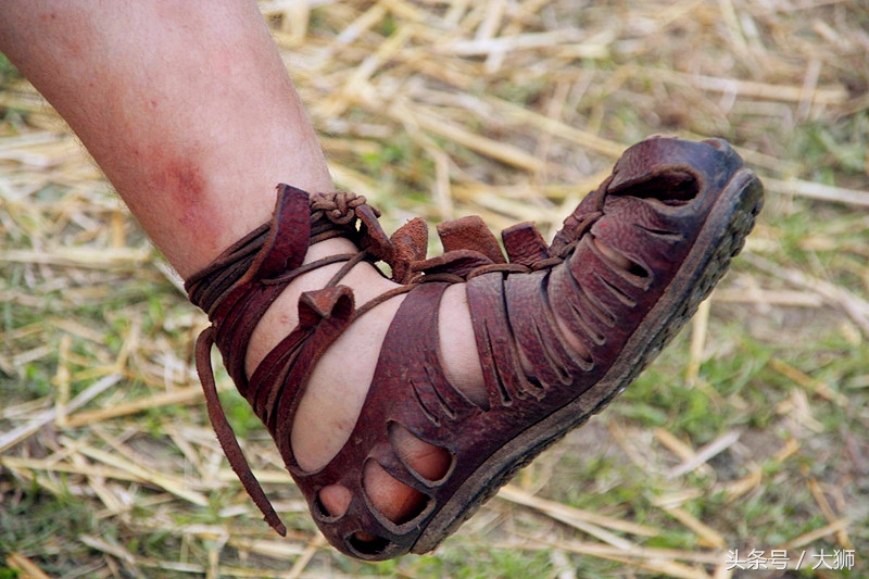 各种奇葩的古代鞋子,复古罗马凉鞋儿童果冻鞋