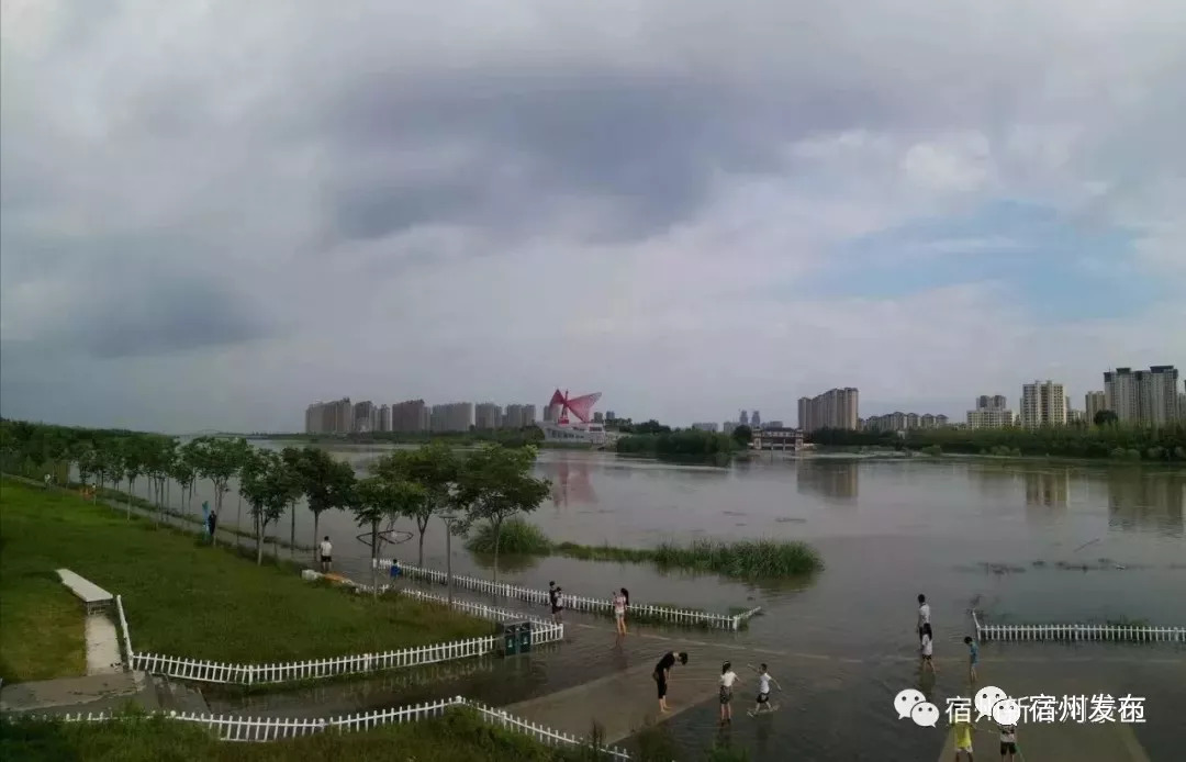 新汴河风景带,新汴河景色真美