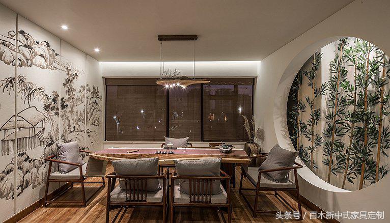 清雅茶室设计效果图,清雅的空间设计