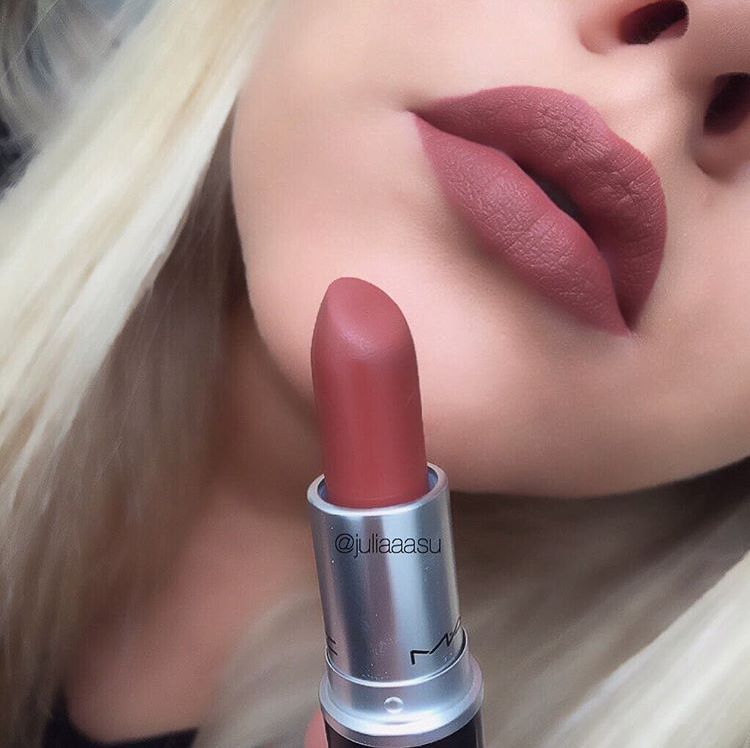 比chili还好看的口红,mac316跟rubywoo试色