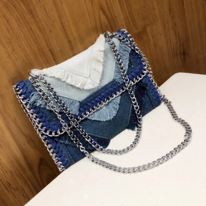 牛仔裤变废为宝手工制作,旧牛仔裤diy改造手工制作时尚背包