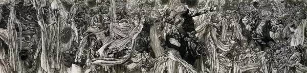 他，没出过画册，没办过个展，累死在画前的奇才！