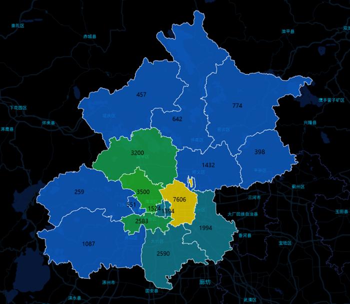 北京餐饮商铺大数据:有多少家店址?哪个品类最多?