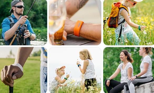 驱蚊手环爆款效果,驱蚊手环真的很好用哦