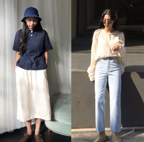 清新干净的出游穿搭，棉麻系长裙真的太适合清新的夏日了~