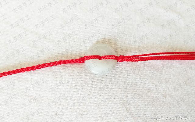 本命年编织红绳腰链,现在流行带红绳腰链本命年