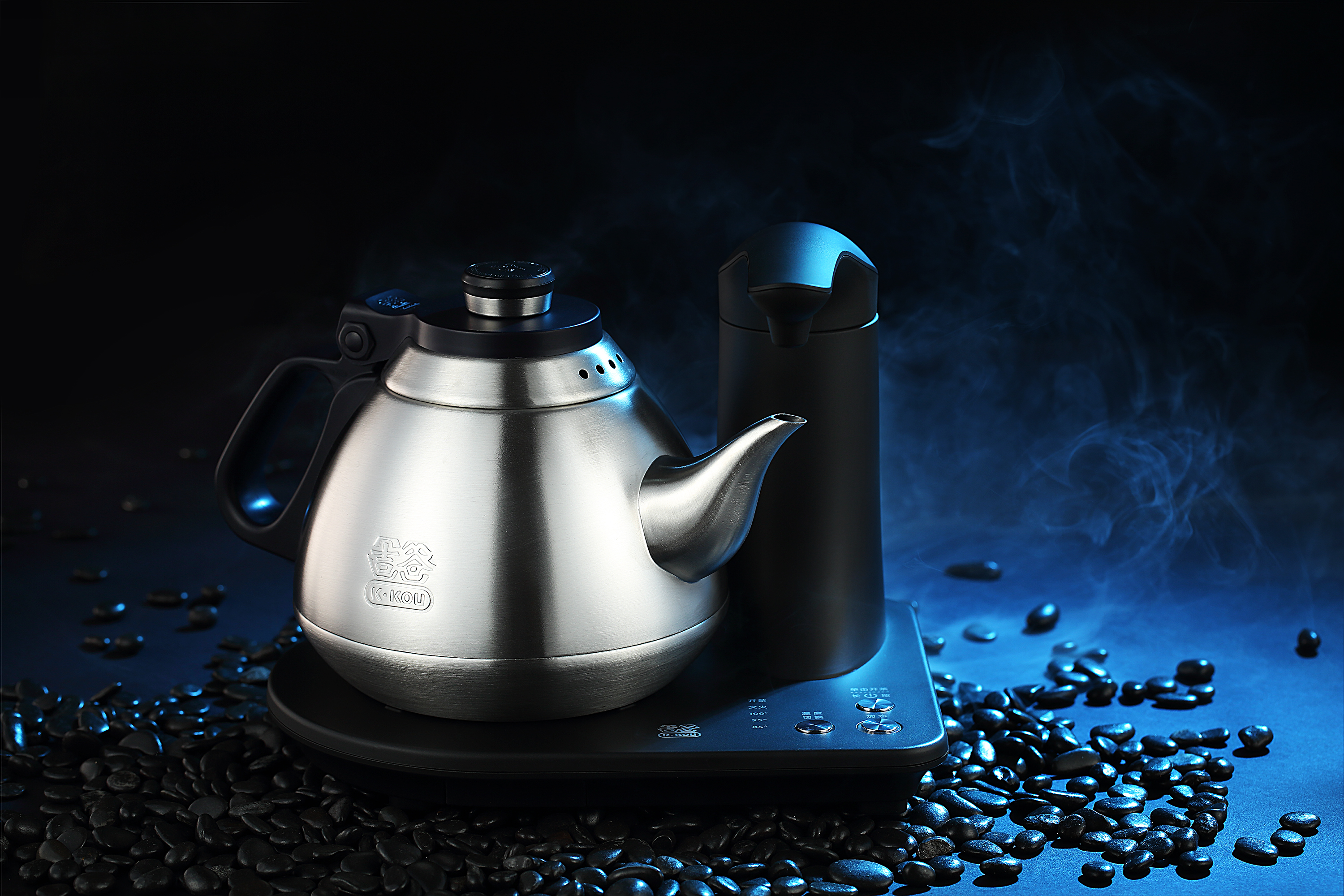 吉谷单加热智能电水壶,吉谷自动上水玻璃电热水壶