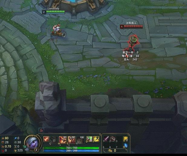 LOL丛刃小炮二级即可打出四层E，消耗爆发两不误