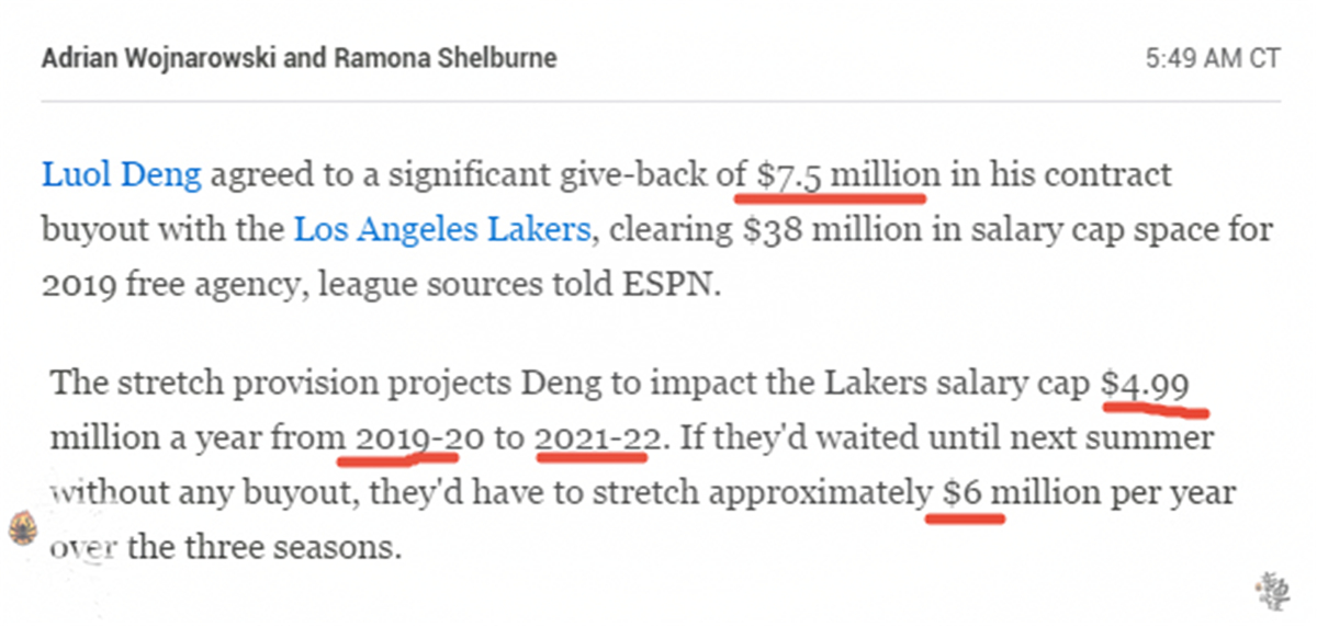 有了詹皇还去买断邓英乔，湖人队管理层怕是“石乐志”？