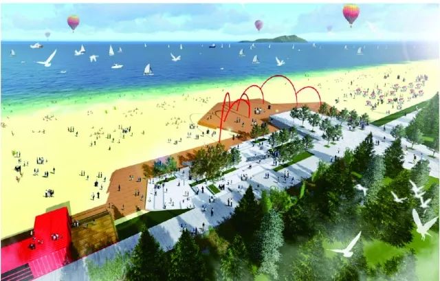 青岛市西海岸中央公园图片,青岛新建公园效果图